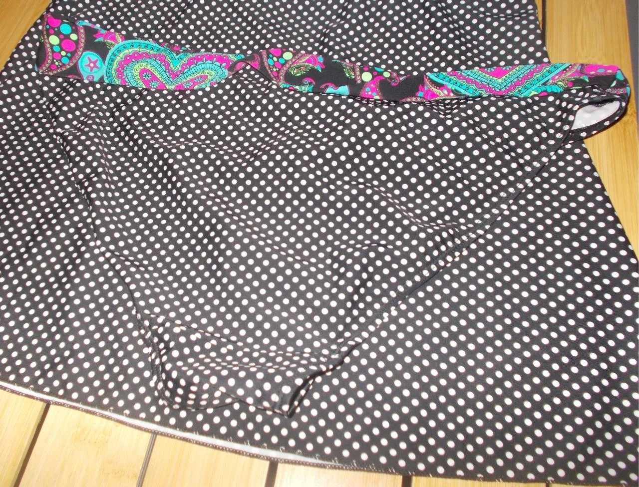 Maillot de bain 2 pièces tankini noir à pois - Bonprix - Taille M (42/44) – photo 5